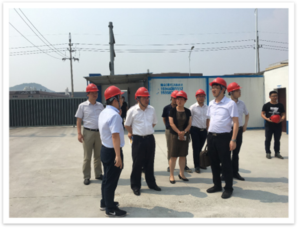 集团公司总经理詹小张一行到南宫官网新资料调研领导工作