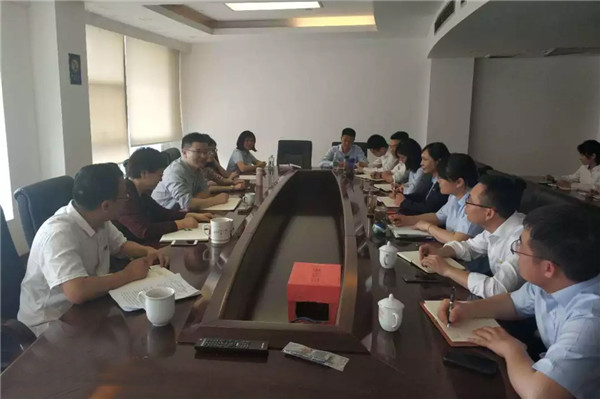 党委副书记丁建国赴南宫官网建工党支部调研领导