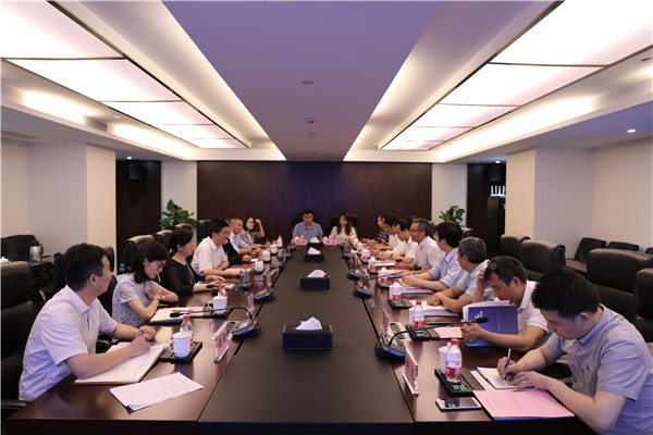 义乌市国资办俞华忠书记一行到我司调研互换