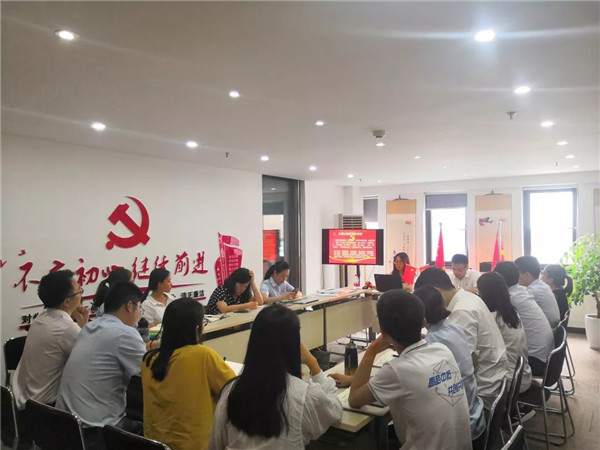 公司各基层党支部积极发展主题教育学习活动