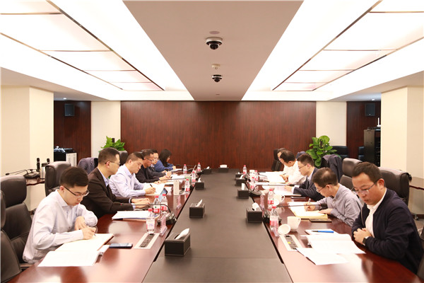 集团公司党委委员、、副总经理俞激一行到我司调研资金治理工作