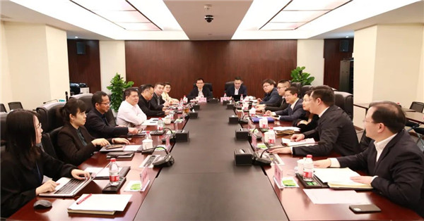 浙江贸易集团党委副书记、总经理邓大庆一行到访我司